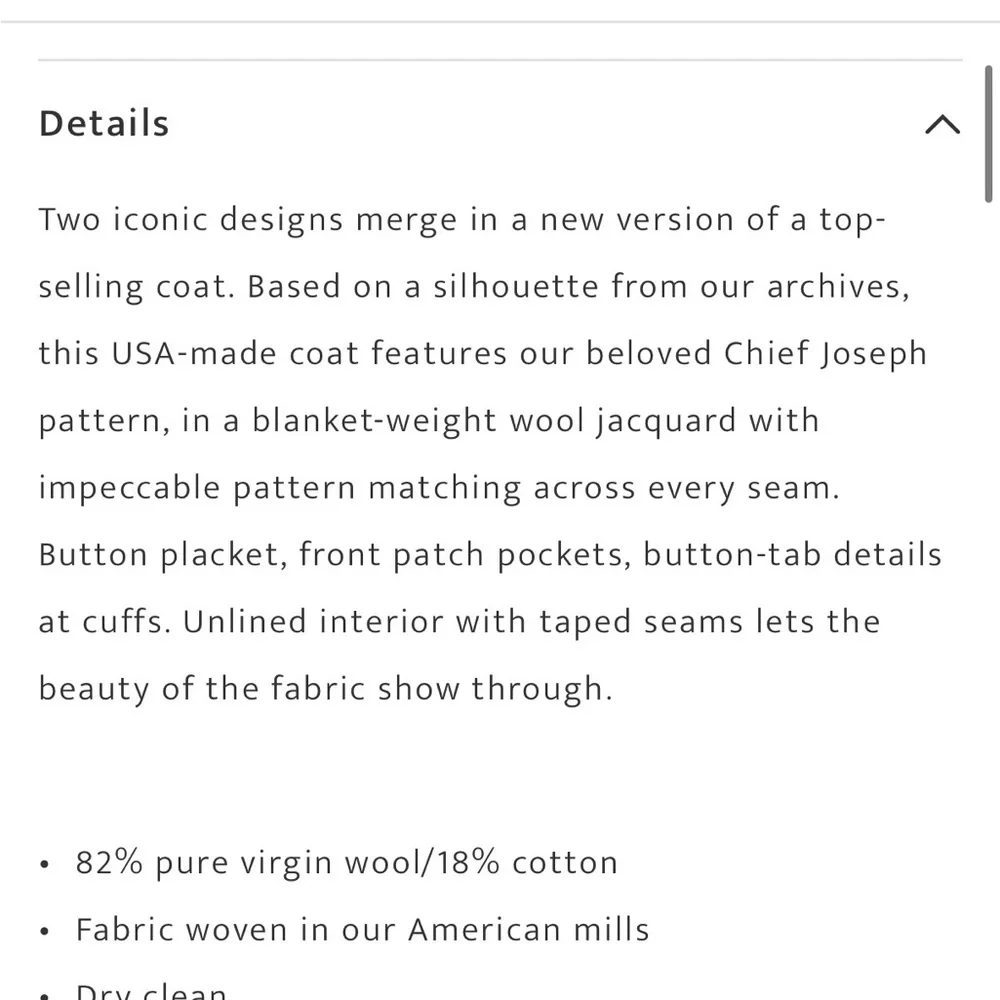 Pendleton Blanket Coat - Picture 4 of 10